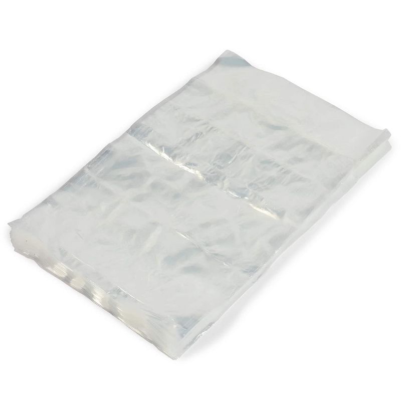 Stockroom Plus 100 Pack Disposable Ice Cube Storage Bag for Outdoor Party (7.6 x 12 in)