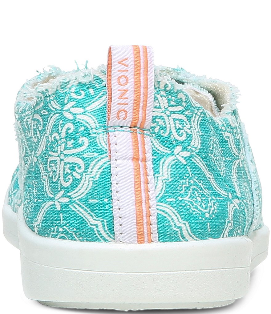 Vionic Pismo Mosaic Print Washable Lace-Up Sneakers
