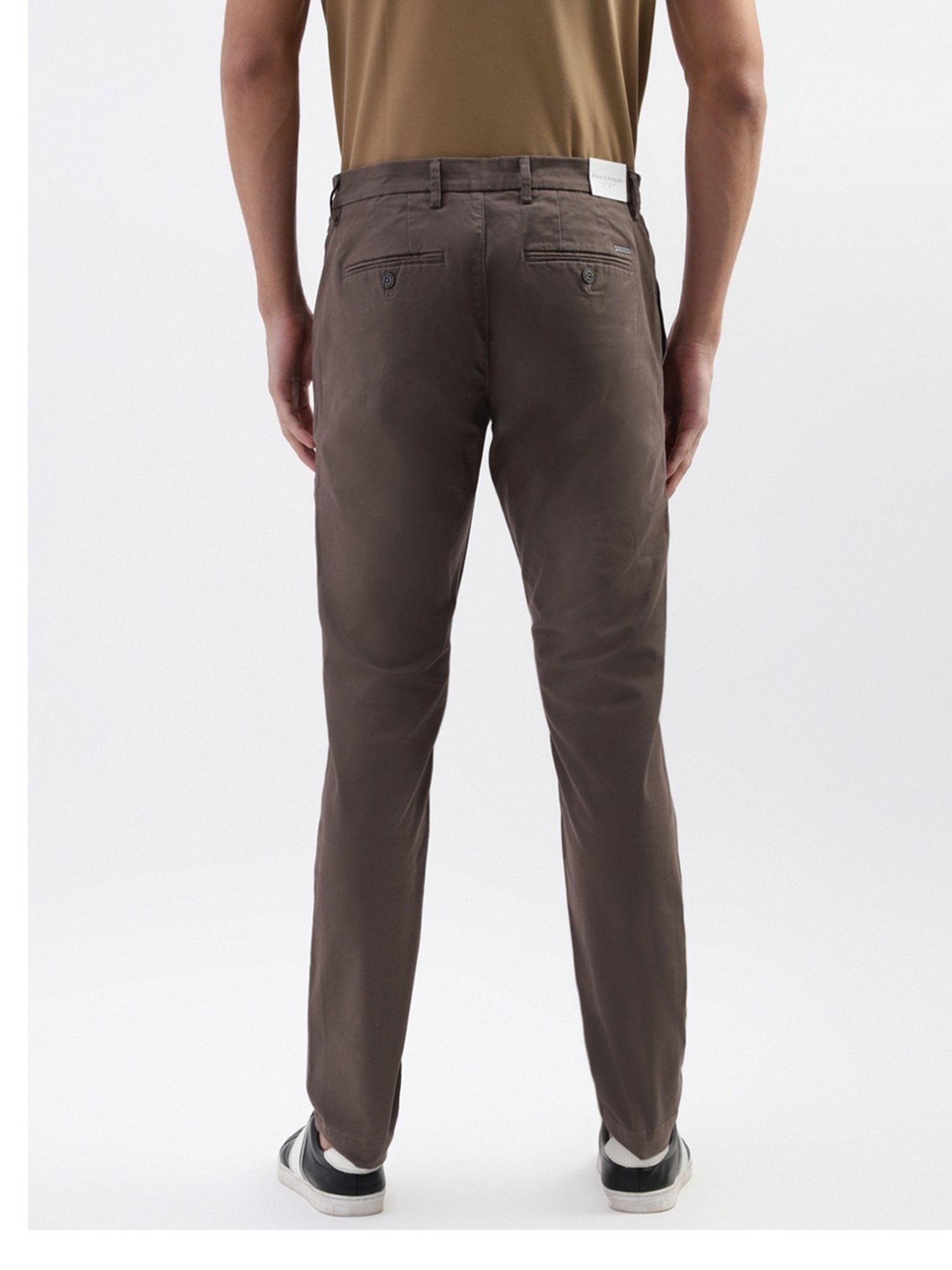 Bruun & Stengade Brown Slim Fit Chinos