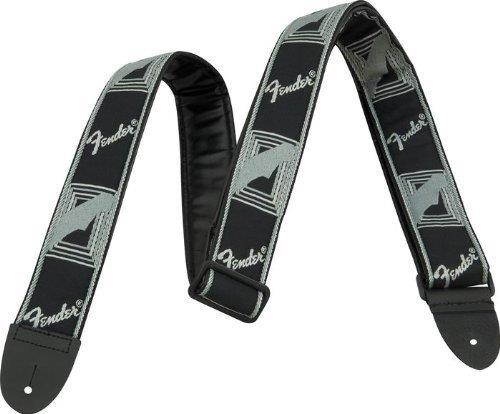 Fender Monogrammed Guitar Strap - Black/Light Grey/Dark Grey