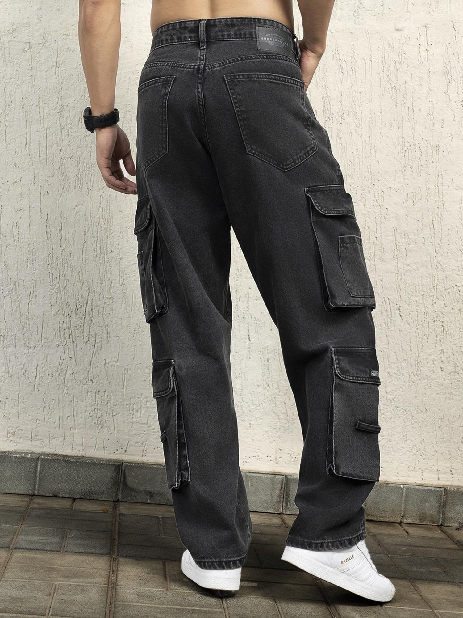 Hubberholme Men Cotton Long Sleeves Oversized Checked Double Pocket Shirt 149