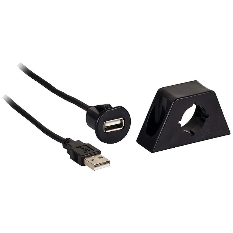 Axxess Male to Female USB Cable w/Mount (AX-FMUSBEXTCB) MECAXFMUSBEXTCB