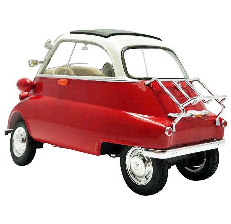 BMW Isetta Red and White "NEX Models" 1/18 Diecast Model Car by Welly