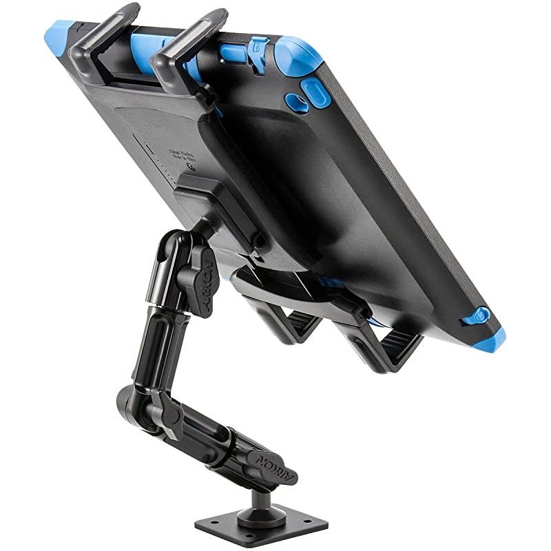 Heavy Duty Tablet Wall Drill Base Mount with 8 inch Arm for iPad Air iPad Pro iPad 4 3 2 Retail Black - TAB806