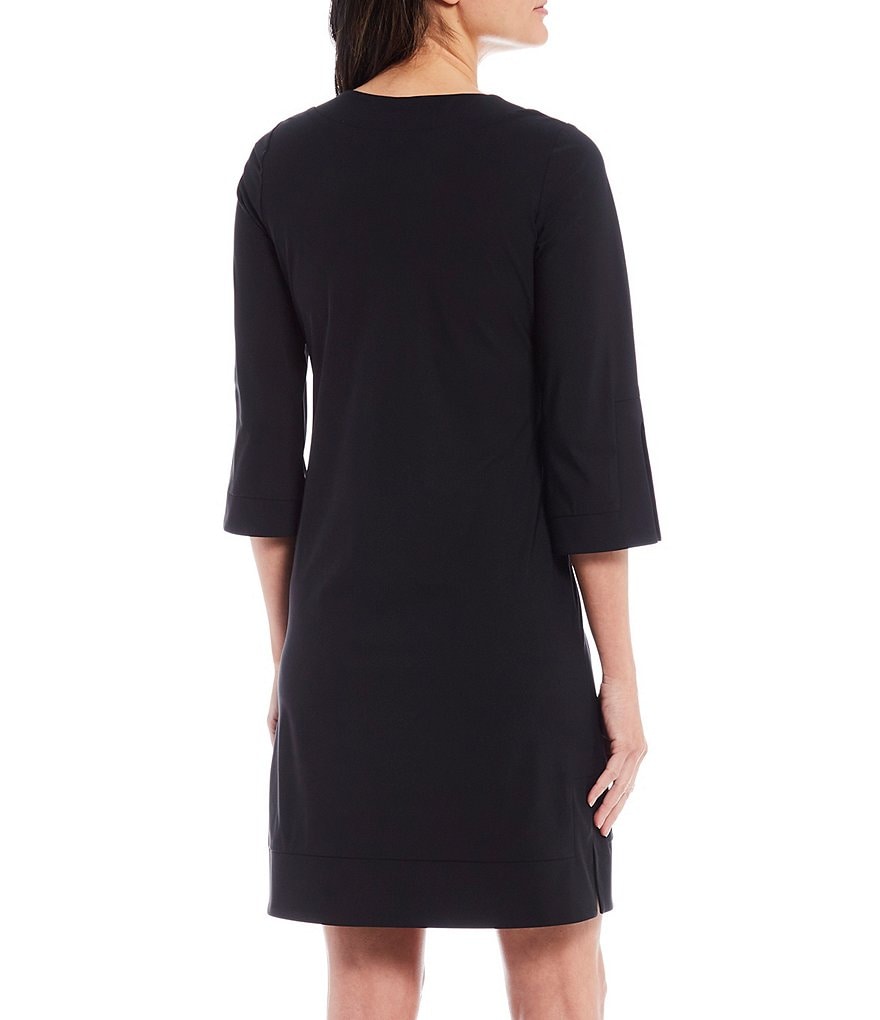 Jude Connally Megan Short Sleeve Split Round Neck Dress