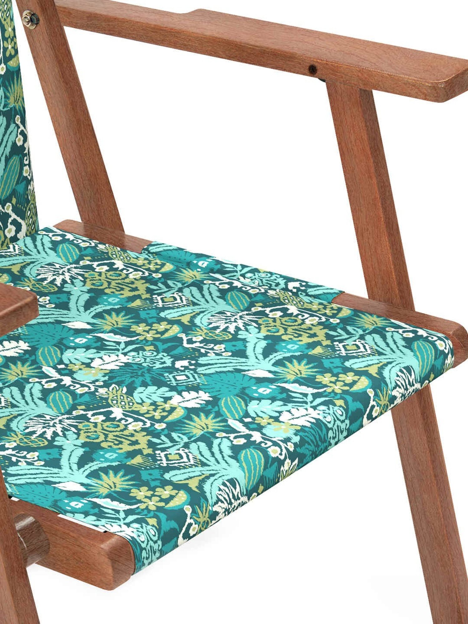 Durian Melania Cigar Brown Fabric Rocker Chairs