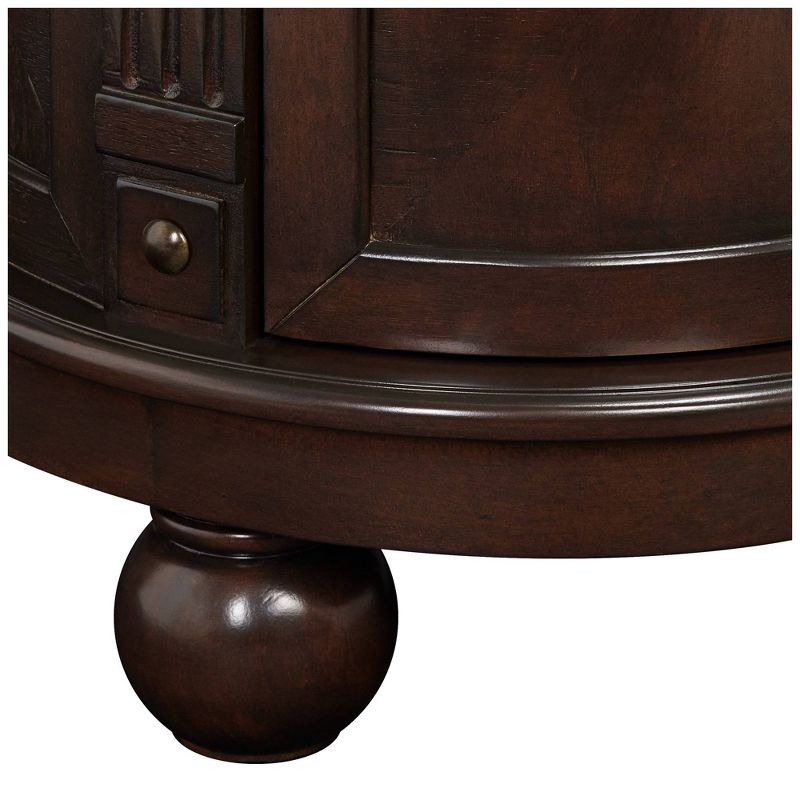 Elm Lane Kendall 19" Wide Espresso Small Round Accent Table