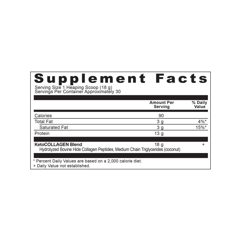 Ancient Nutrition KetoCOLLAGEN Protein Powder - 19oz