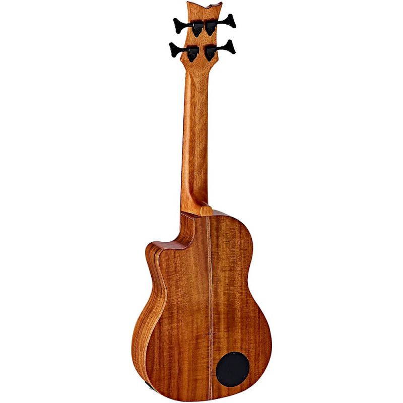 Ortega Lizard Series CAIMAN-GBFL-GB Fretless Acoustic-Electric Ukulele-Bass Gloss Natural