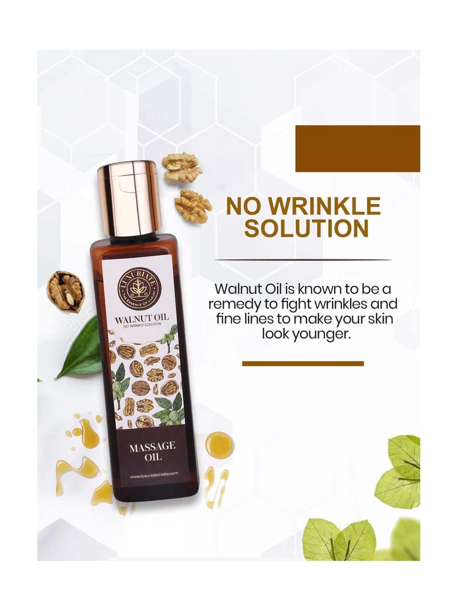 Luxuriate Natural Walnut Oil - 100 ml