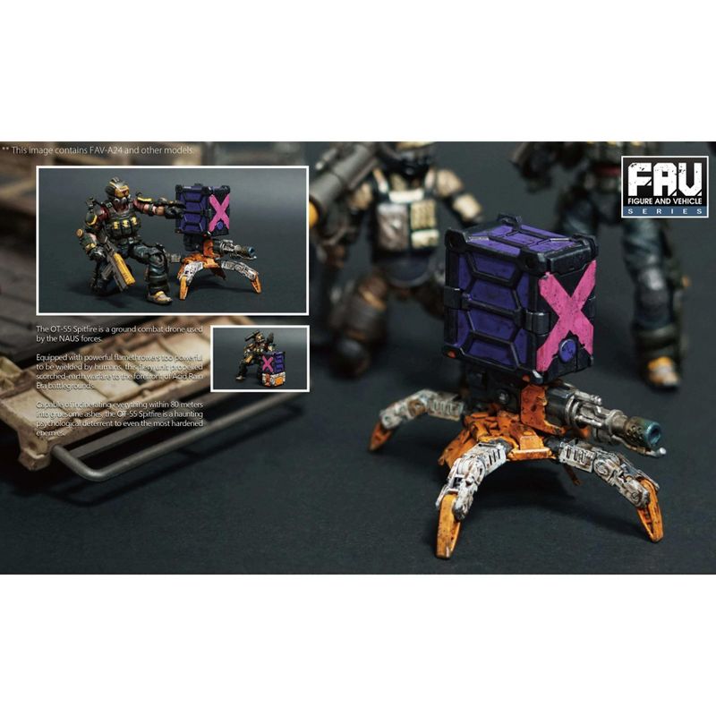 FAV-AP24 OT-55 Spitfire 1:18 Scale | Acid Rain Fav Action figure accessories