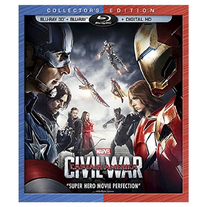 Marvel's Captain America: Civil War (3D BD+BD+Digital HD) [Blu-ray]