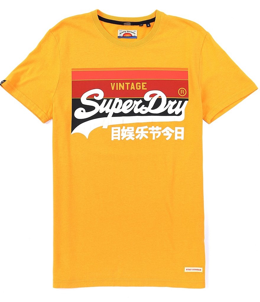 Superdry Short-Sleeve Vl Cali Stripe Graphic Tee