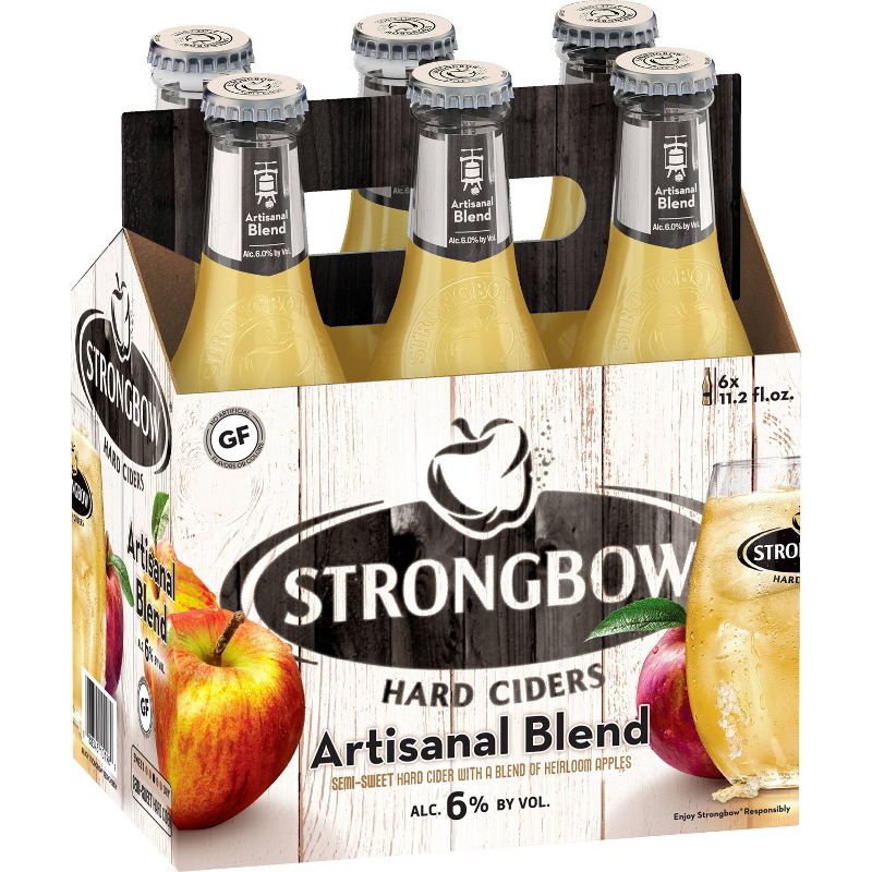 Strongbow Artisanal Blend Hard Apple Cider - 6pk/11.2 fl oz Bottles