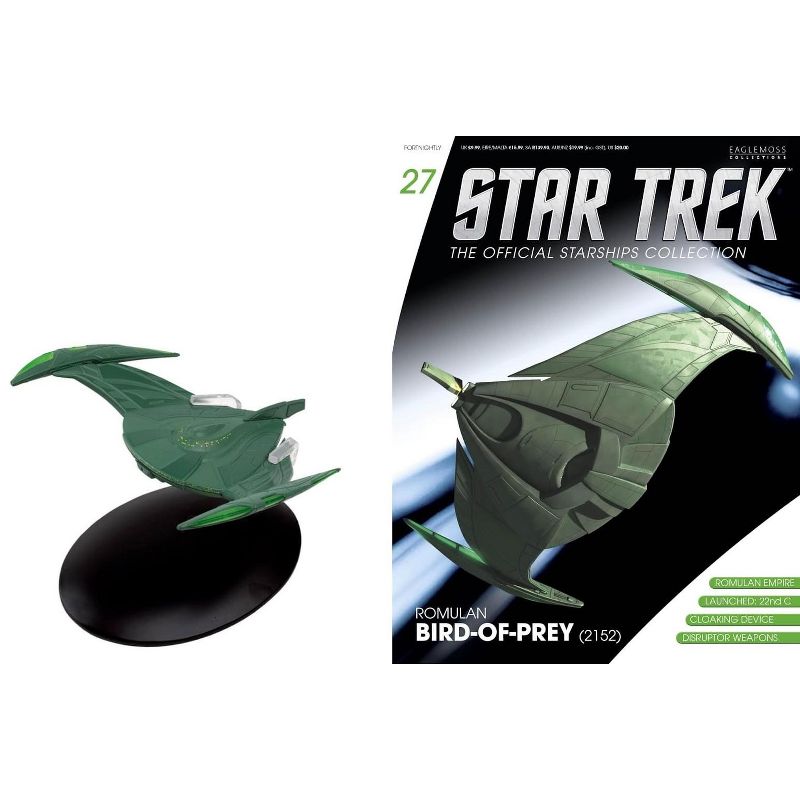 Eagle Moss Star Trek Eaglemoss Official Starships Collection #27 | Romulan Bird-Of-Prey