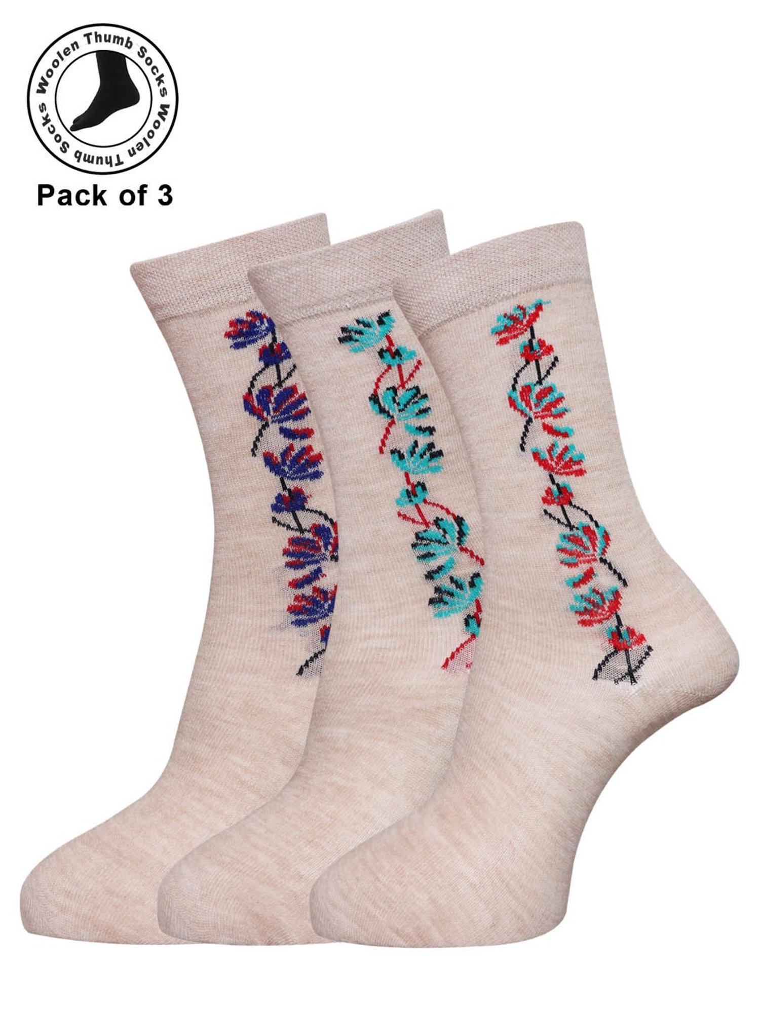 Dollar Assorted Socks - Pack of 3