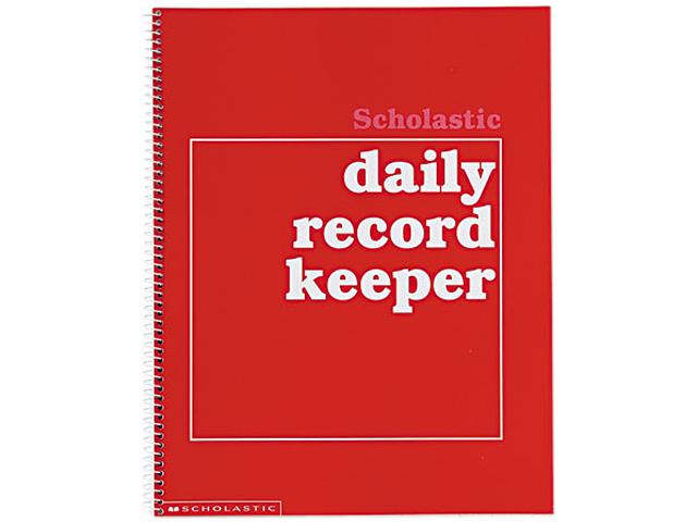 Scholastic 0590490680 Daily Record Keeper, Grades K-6, 11 x 8-1/2, 64 Pages