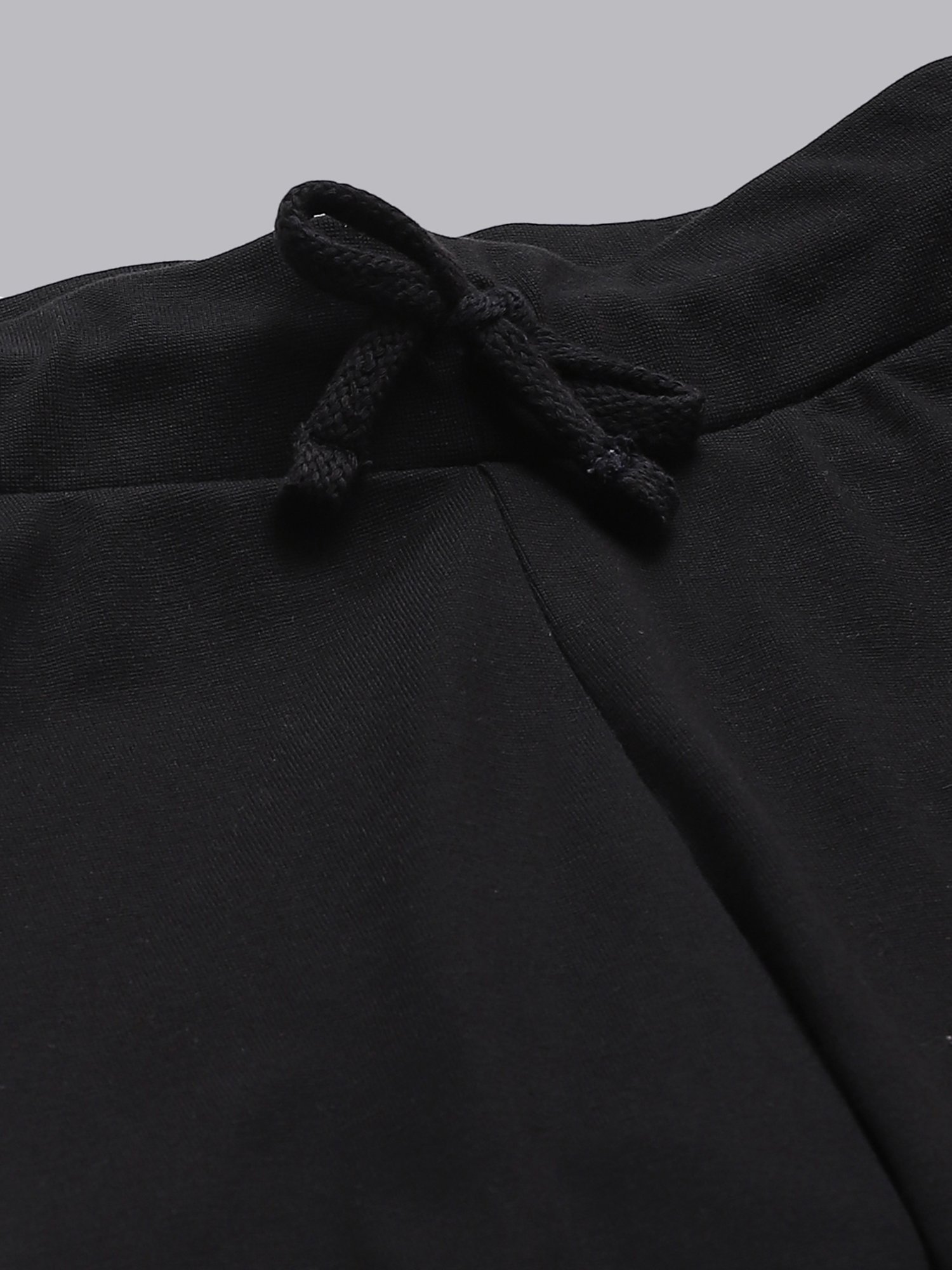 Cayman Black Mid Rise Track Pants