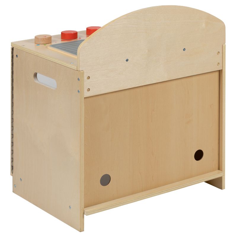 Melissa & Doug Stir and Serve Cooking Utensils (7pc) - Stainless Steel and Wood