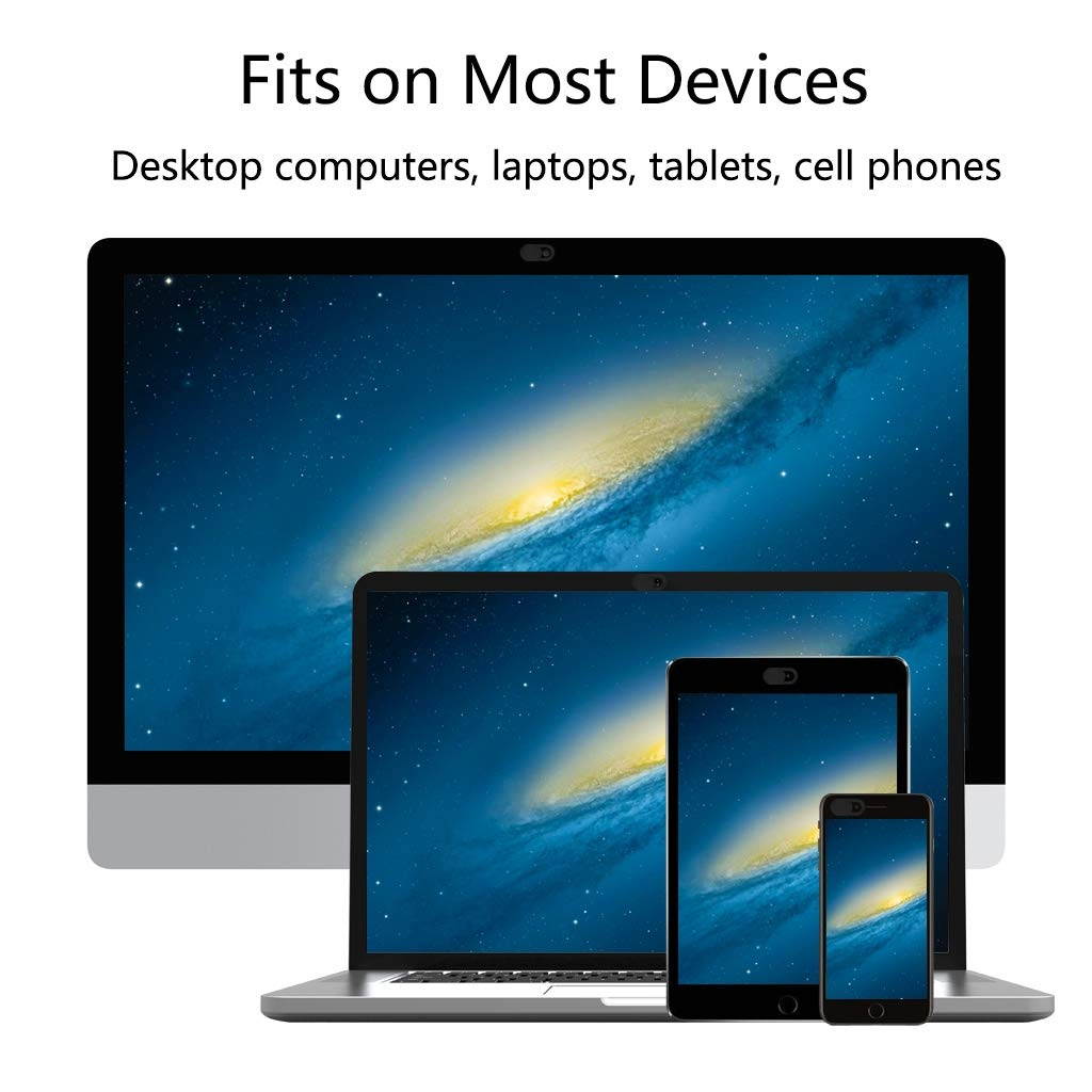 Webcam Cover Slide, 12 Pack Ultra-Thin Sliding Camera Cover for MacBook Pro, iMac, Laptop, PC, iPad Pro, iPhone 8/7/6 Plus, Protect Your Privacy Security