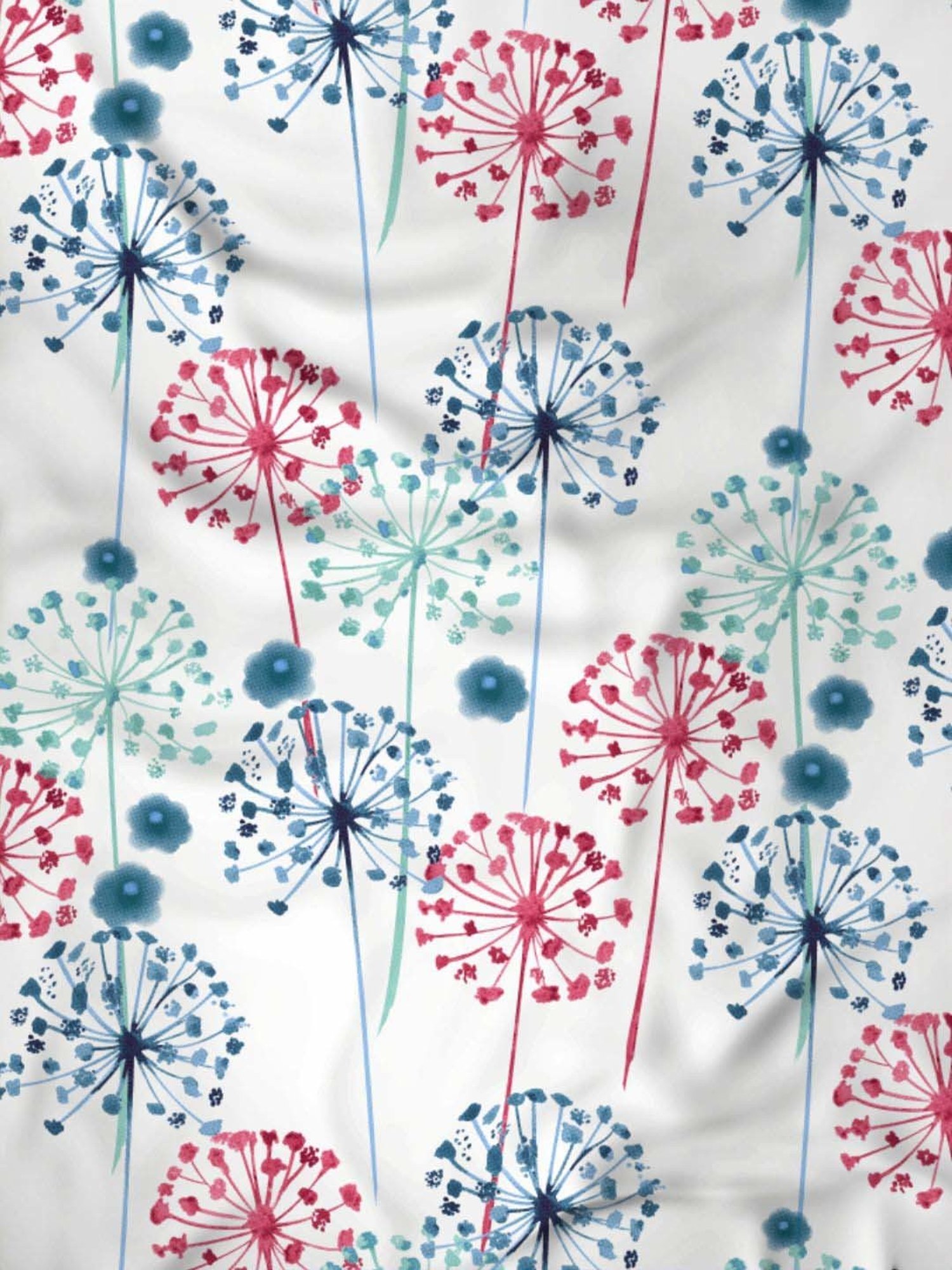 Raymond Home Shubham White & Red 120 TC Cotton King Bedsheet with 2 Pillow Covers