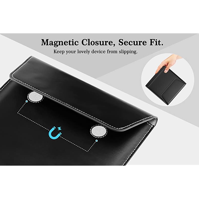 6 Inch Kindle Sleeve Case Fits All-New Kindle Paperwhite 2018/Kindle 10th Generation 2019, Protective PU Leather Cover Bag for Kindle Voyage/Kindle(8th Gen)/Kindle Oasis 6" E-Reader - Light Brown