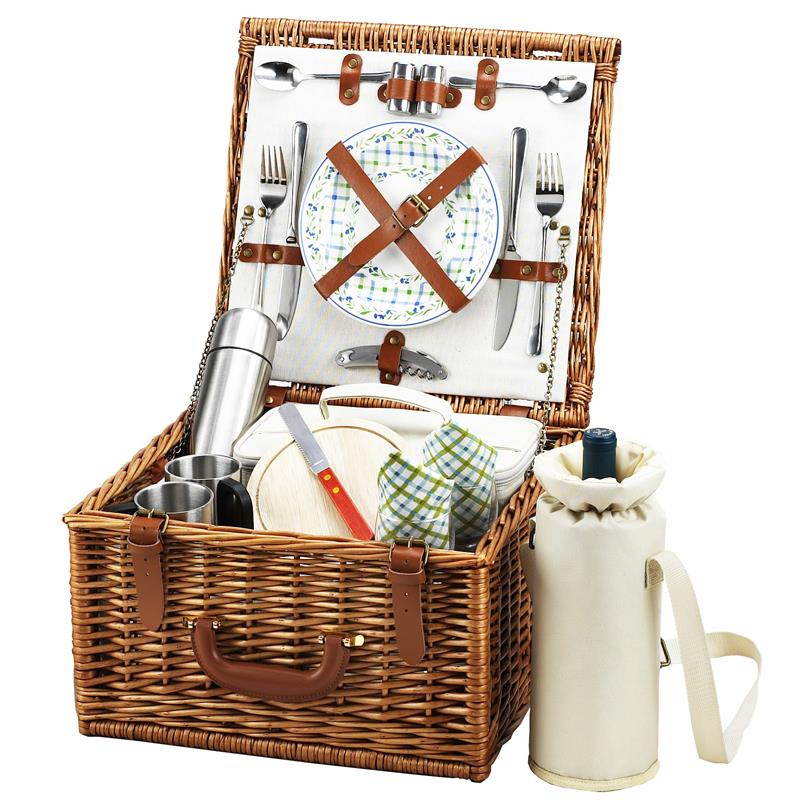 Picnic at Ascot Gazebo Chesire Basket for Two with Coffee Set