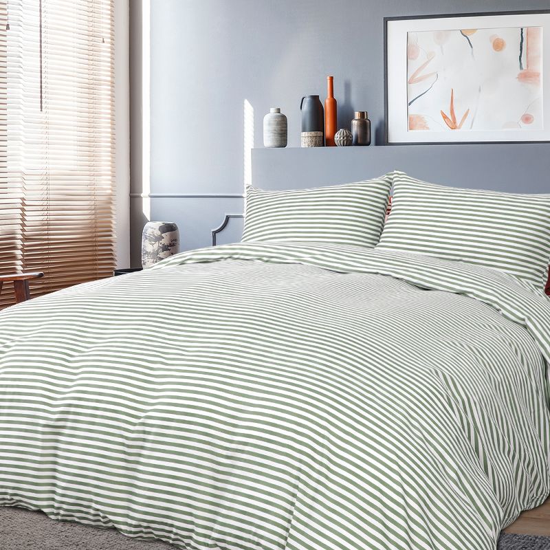 King Oakdale Duvet Cover Set Gray - Stone Cottage