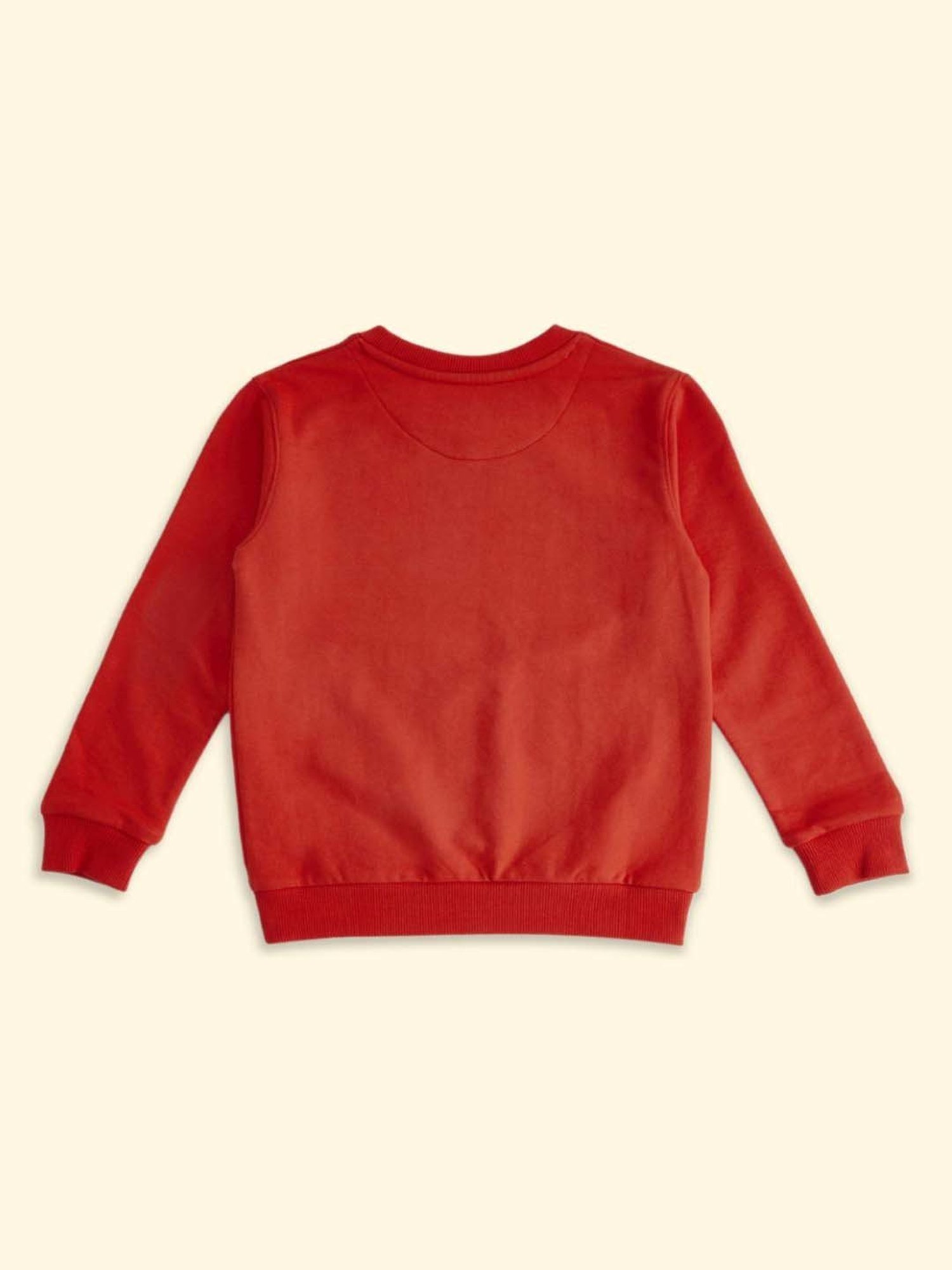 Pantaloons Baby Kids Red Printed Full Sleeves Sweatshirt