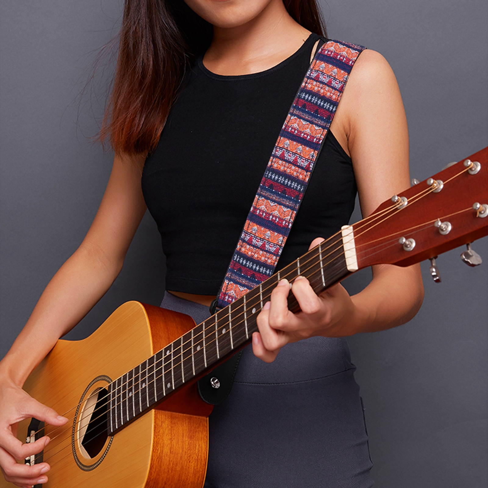 Ukulele Strap Adjustable Shoulder Strap Accessories for 21/23/26 inch Ukulele