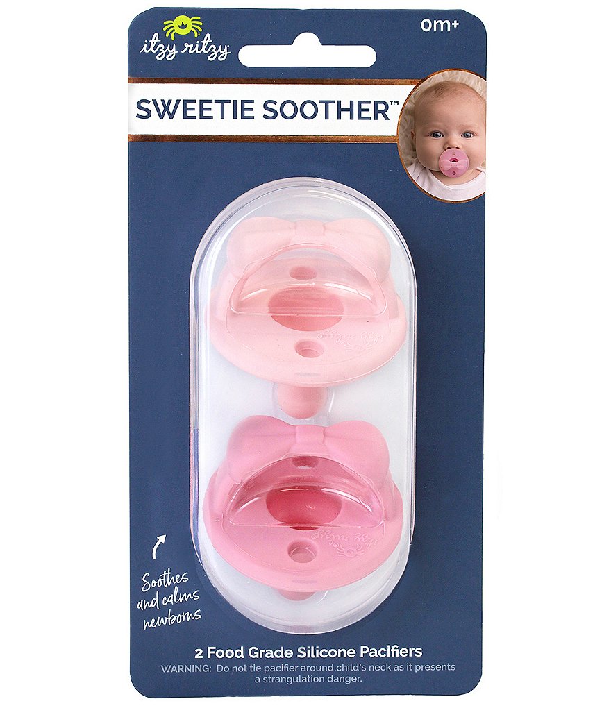 Itzy Ritzy Baby Sweetie Soothers 2-Pack Pacifiers