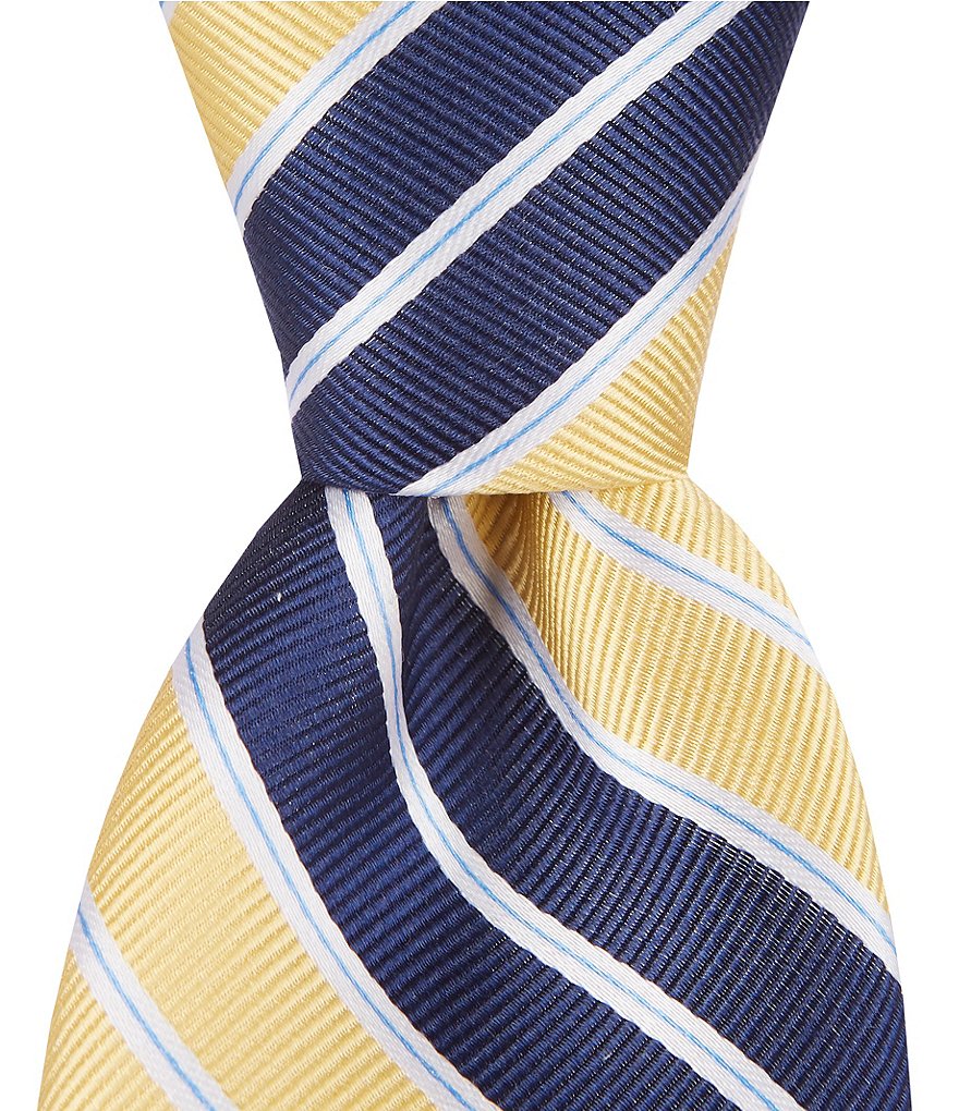 Class Club Gold Label Boys 50#double; Striped Silk Tie