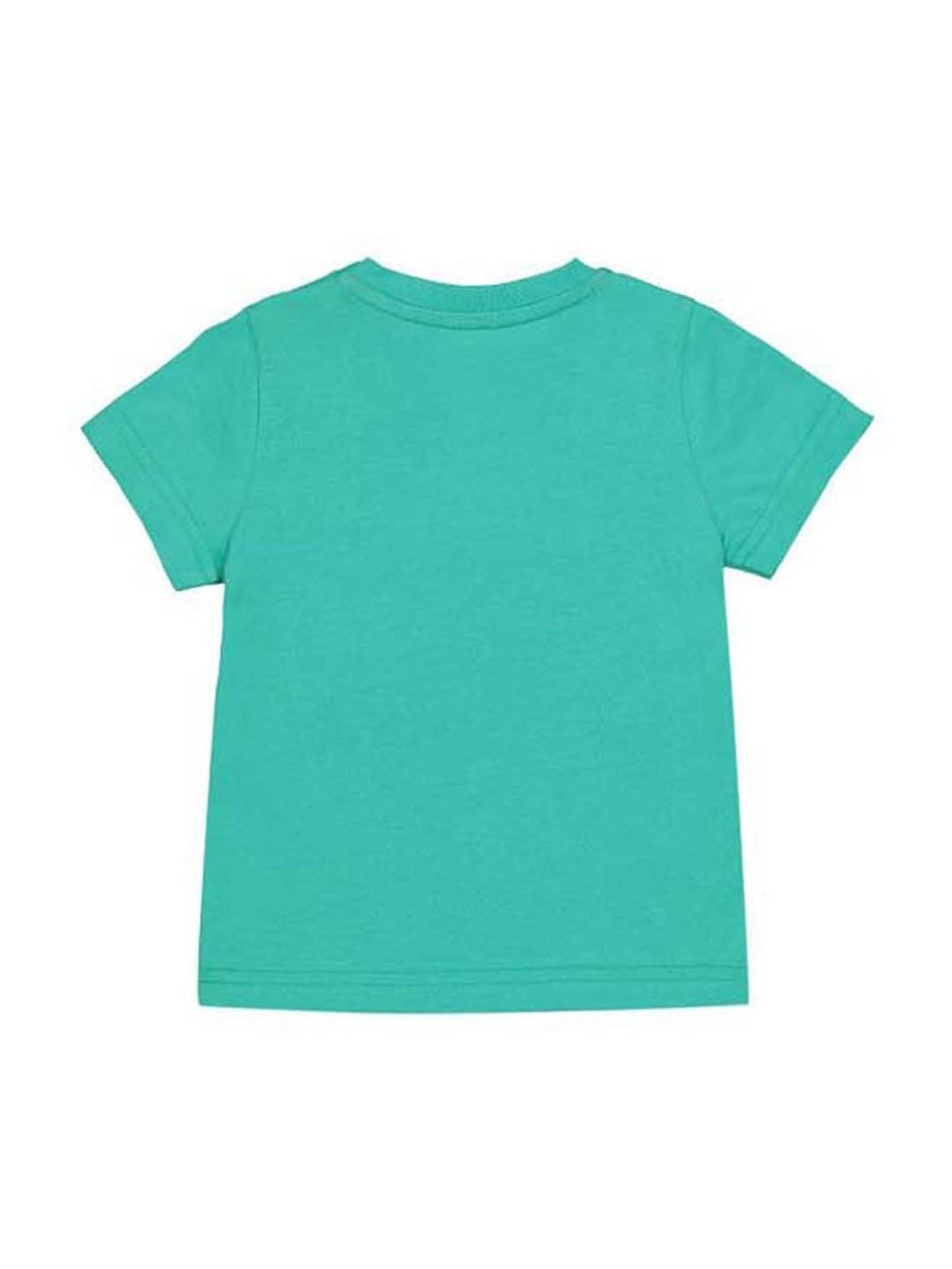 Mothercare Kids Green Cotton Printed T-Shirt