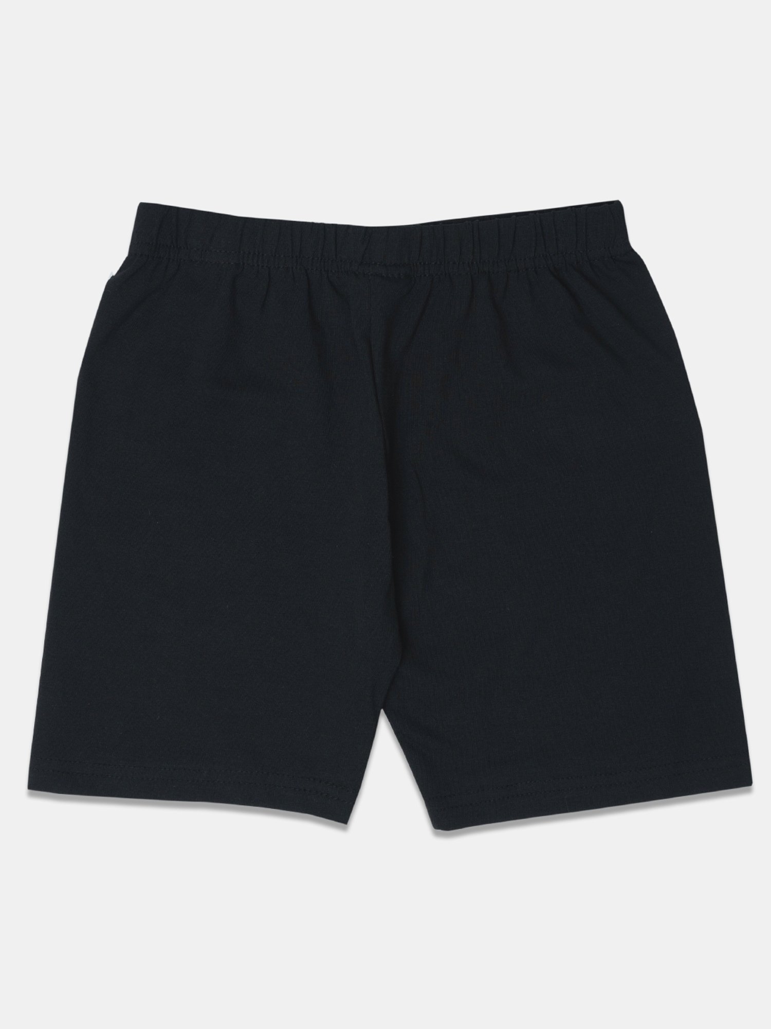 Sillysally Kids Black Solid Bloomers (Pack of 3)