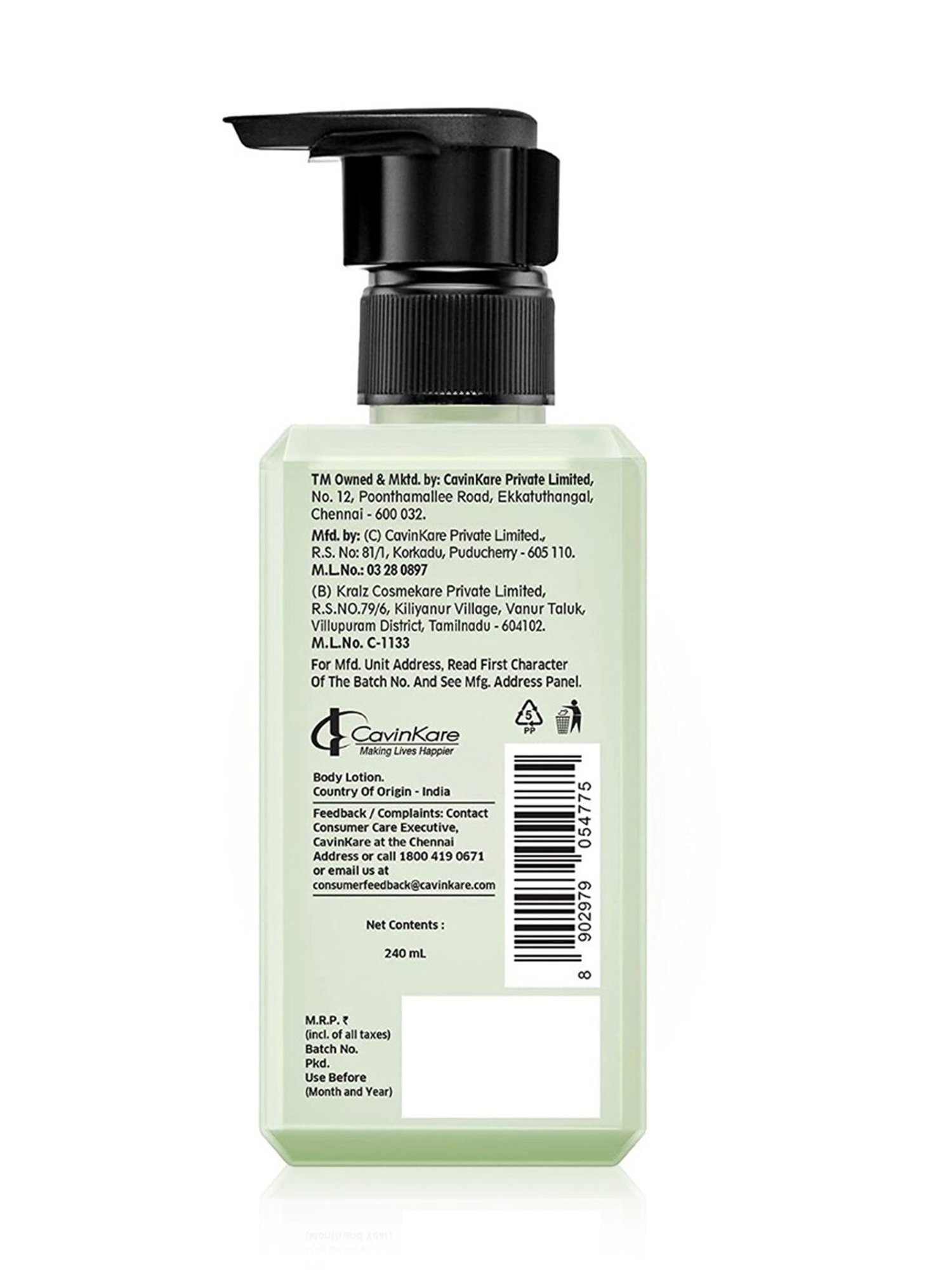 Buds & Berries Kiwi Fruit Nourish Body Lotion - 240 ml