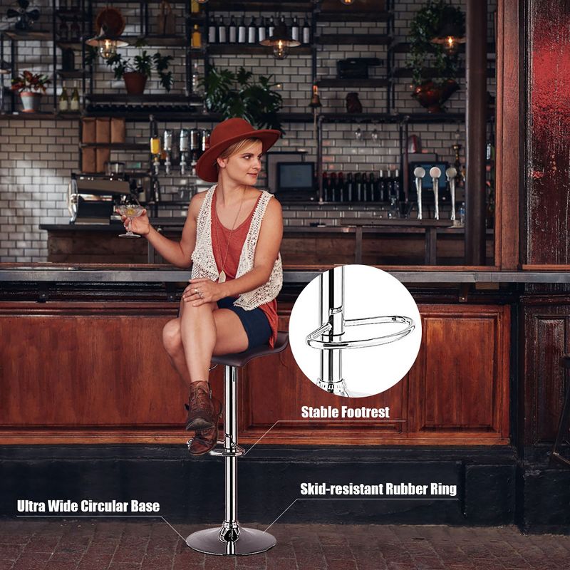 Ladder Barstool Seat Black - Riverstone Furniture Collection