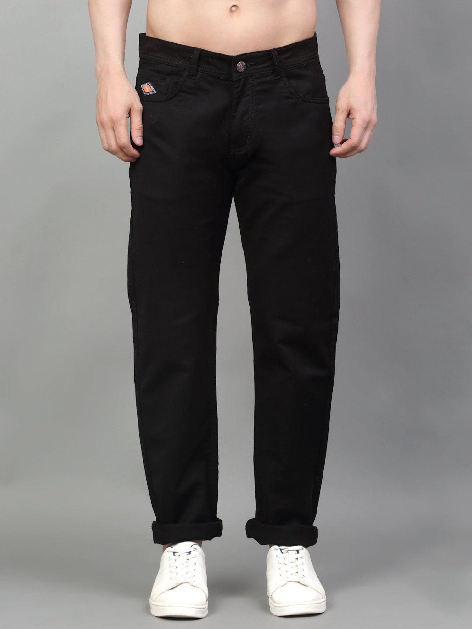 Louis Stitch Black Comfort Fit Jeans