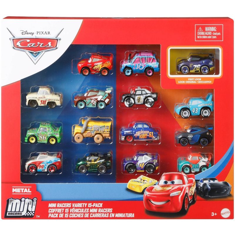 Disney Pixar Cars Mini Racers Variety 15-Pk
