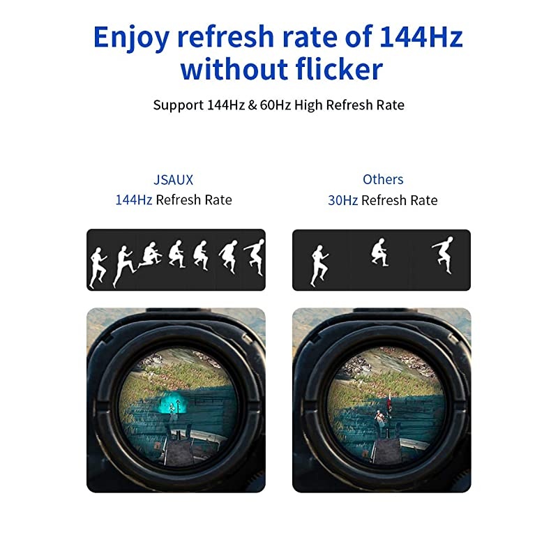 DisplayPort Cable 10FT 4K60Hz  Nylon Braided DP to DP Cord Ultra High Speed for HDTV Graphics Card Projector DP to DP Wire 2K144Hz for Laptop PC TV etc Gaming Monitor Cable Red