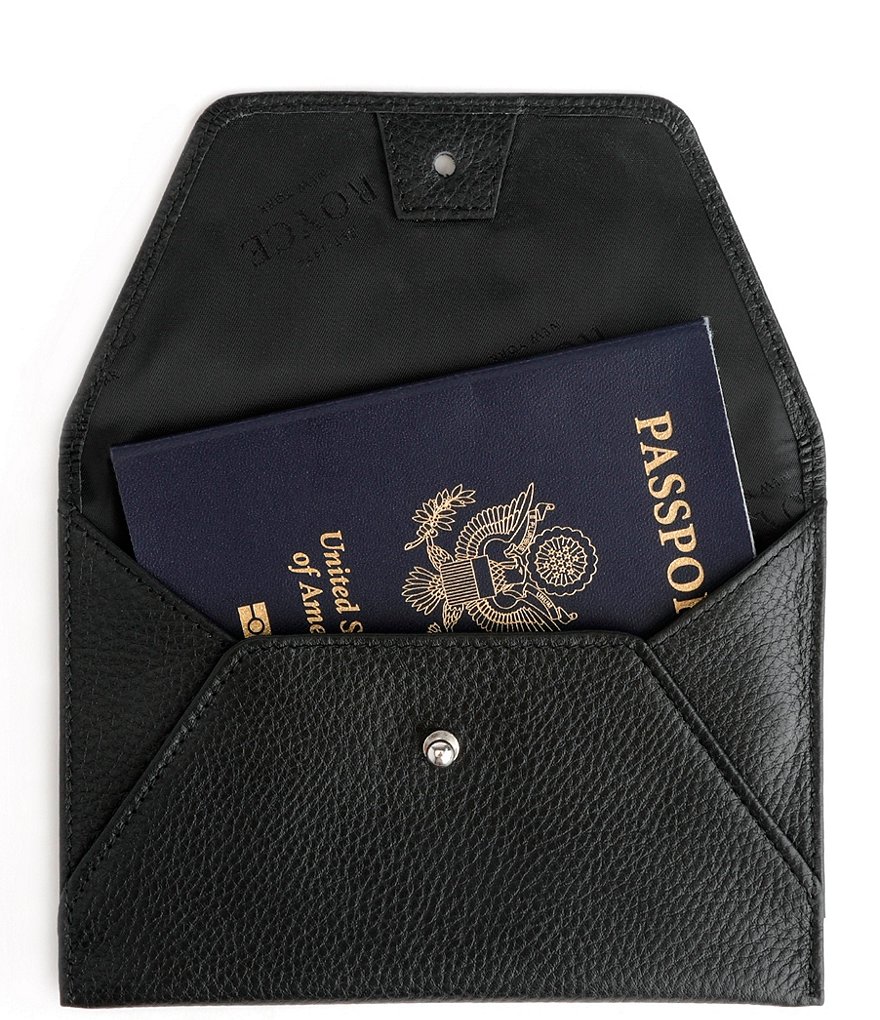 ROYCE New York Leather Envelope Travel Organizer