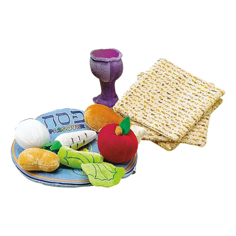 Rite Lite 8.25" Blue and White My Deluxe Soft Seder Play Set