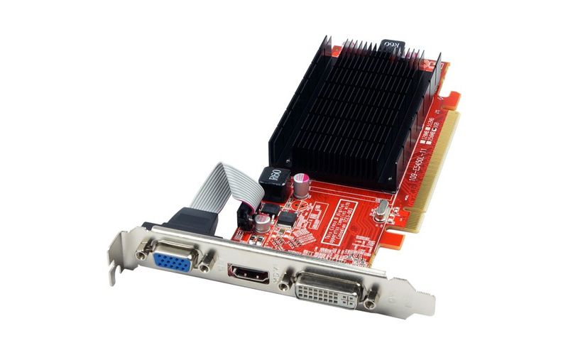 VisionTek Radeon 5450 2GB DDR3 (DVI-I, HDMI, VGA) - Passive Cooler - DirectX 11.0 - 1 x HDMI - 1 x VGA - 1 x Total Number of DVI (1 x DVI-I) - PC