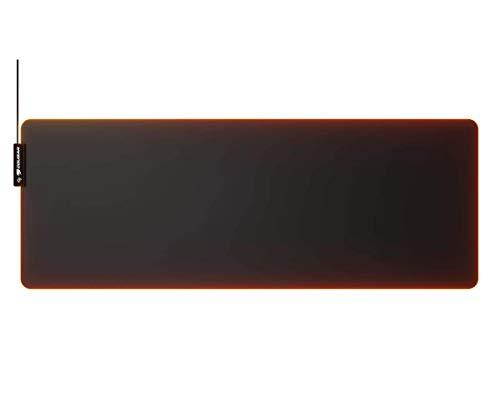 cougar neon rgb gaming mouse pad with fourteen lighting effects neon x