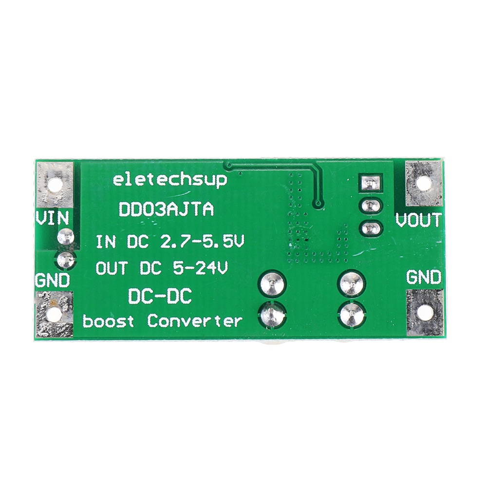 3pcs 30W DC 3V 3.3V 3.7V to 5V 6V 7.5V 9V 10V 12V 14.8V 24V Step Up Module Boost Converter Board for 18650 Lithium Battery DD03AJTA