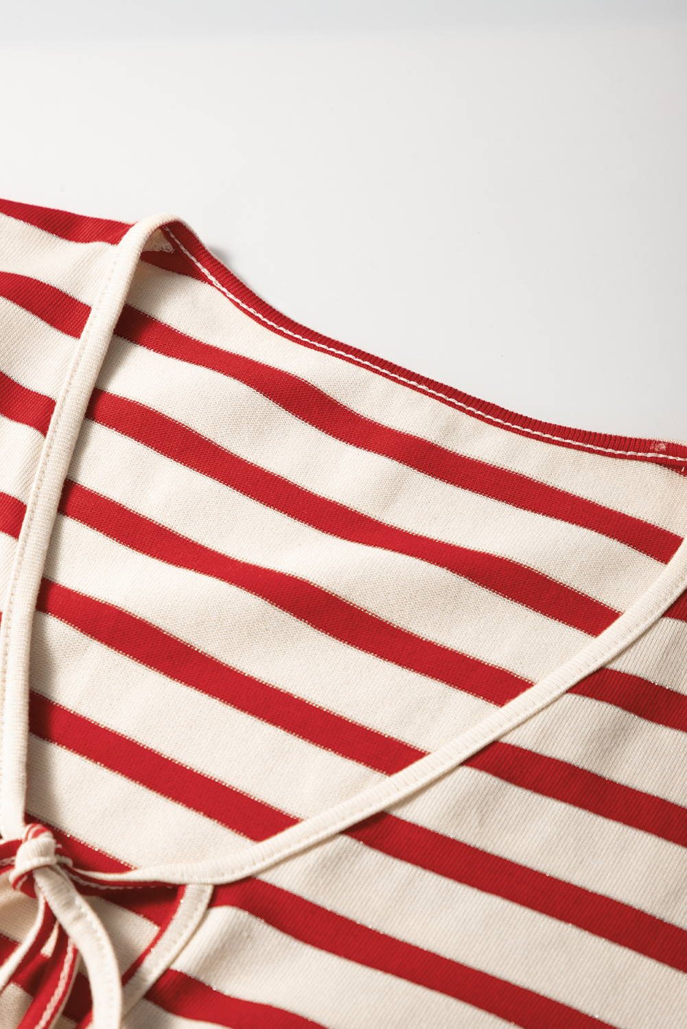 Skobeloff Textured Ruffle Split Top and Drawstring Shorts Set