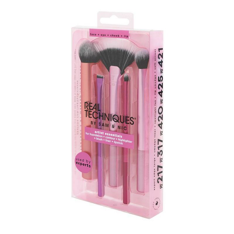 Real Techniques Artist Essentials Brush Set - 5pc