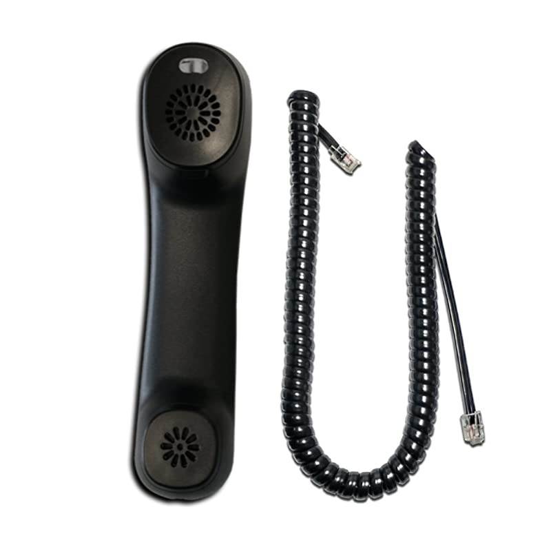 Compatible with Cisco 6900/8900/9900 Series Charcoal with Curly Cord