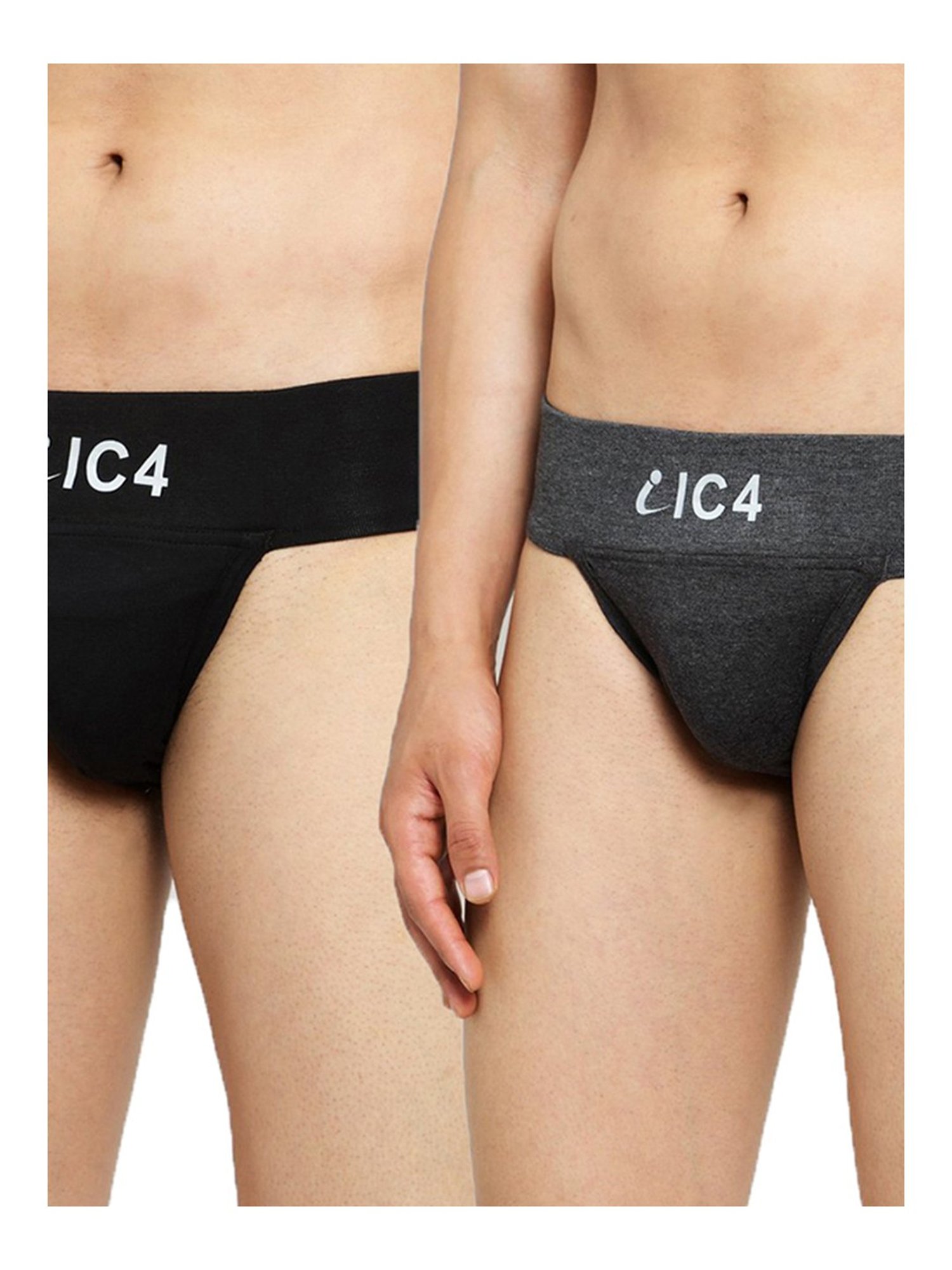 IC4 Black & Olive Briefs - Pack of 2