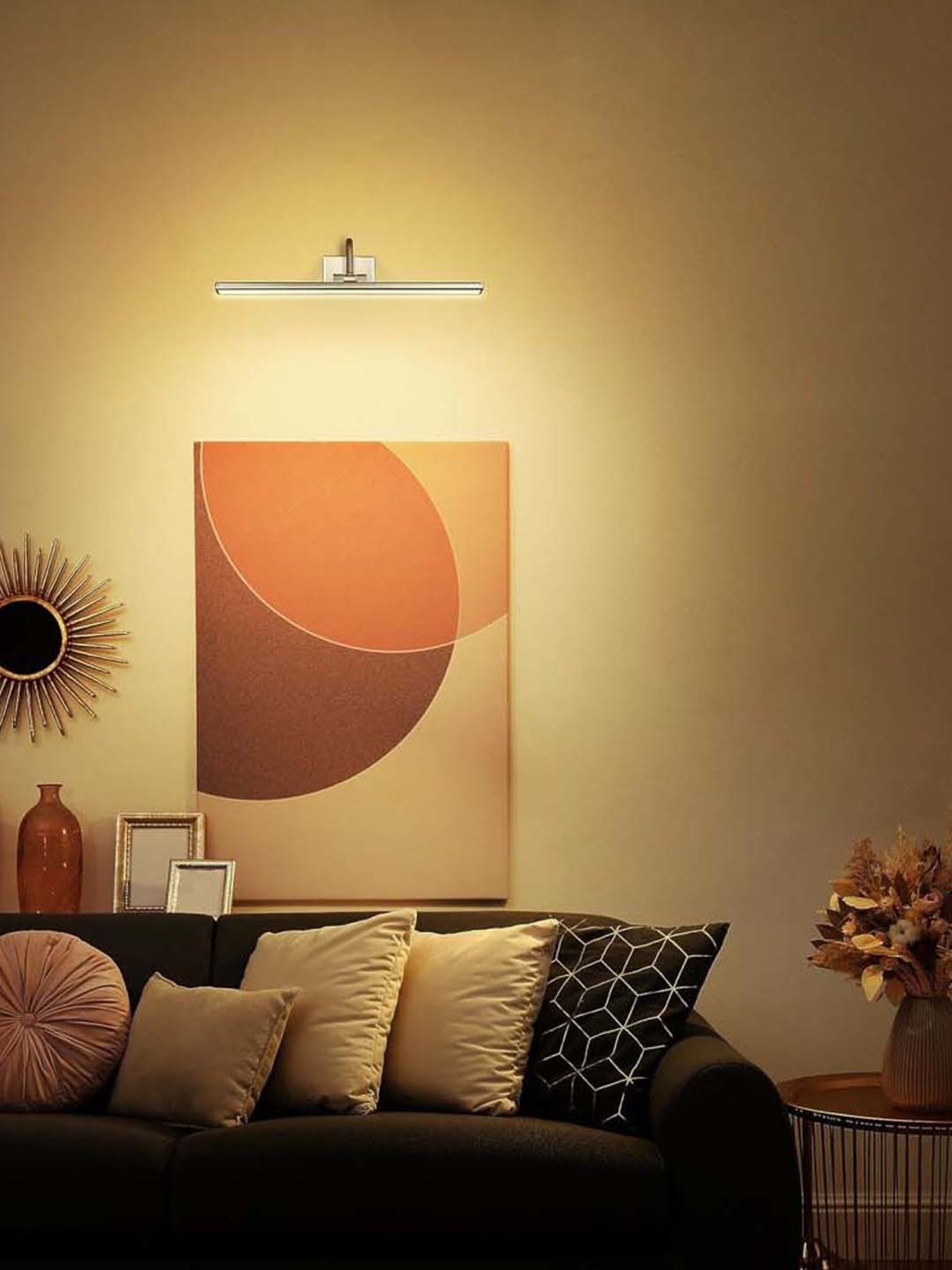 Philips 7W Silver Picture Light for Display (Warm White, Pack of 1)