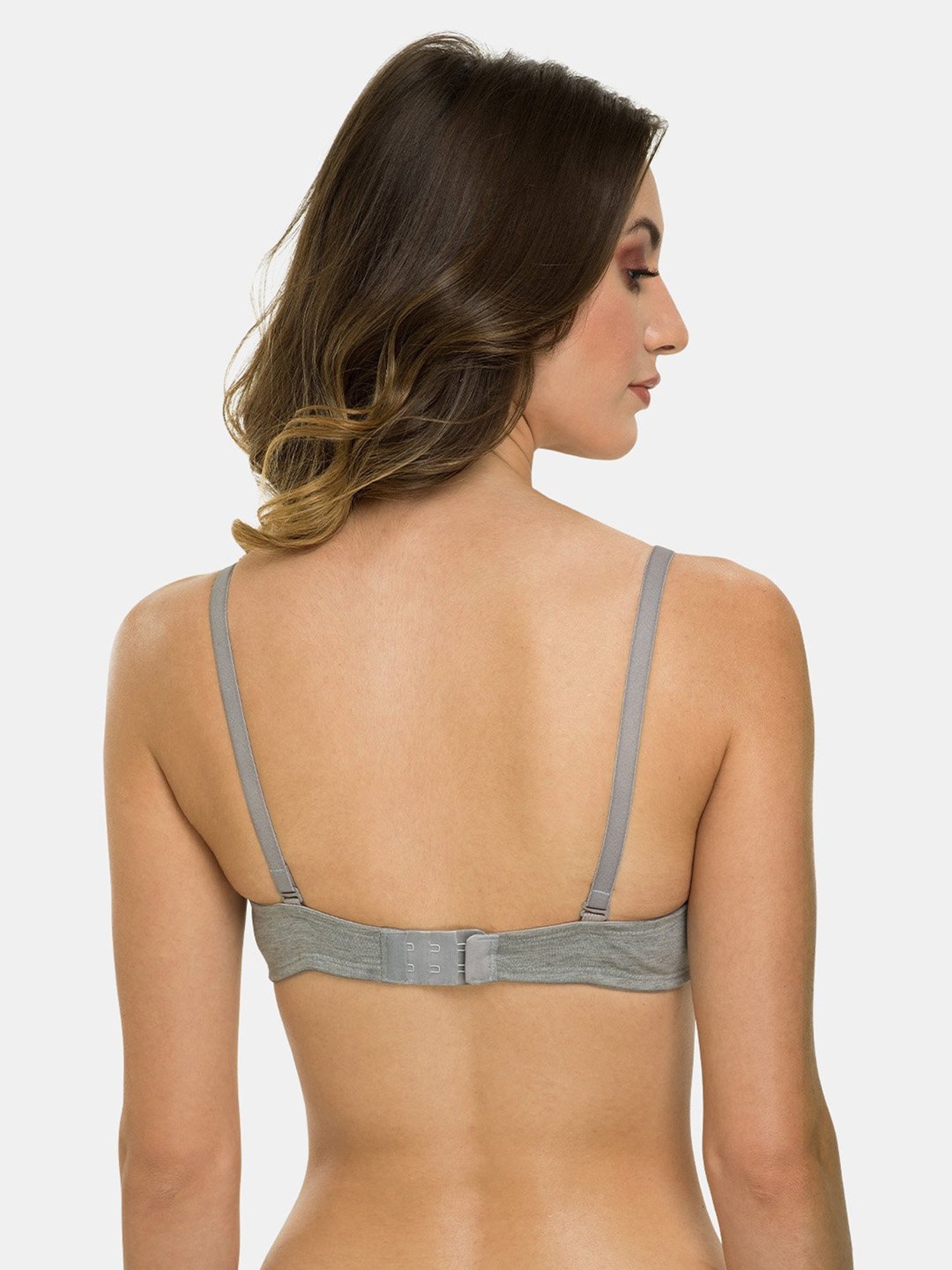 Tweens Grey Non Wired Padded T-Shirt Bra
